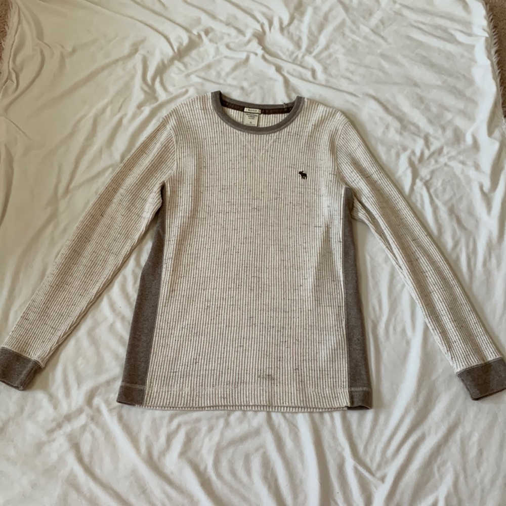 Abercrombie & Fitch Mens waffle long sleeve top small